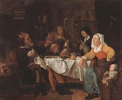 Gabriel Metsu The King Drinks (mk08)